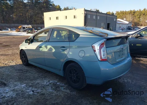 2013 Toyota Prius Two from USA, damaged, VIN JTDKN3DU0D5550543